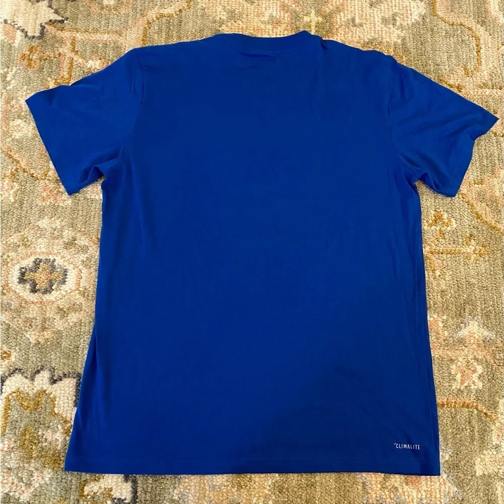 Kansas Jayhawks 2018 Created Four This‎ Shirt Men’s size Medium Blue